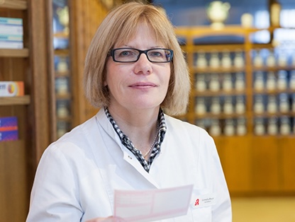 Innenaufnahme der Kapersburg-Apotheke in Friedrichsdorf-Köppern